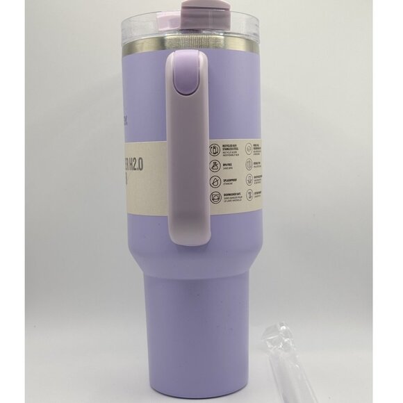 STANLEY The FlowState Quencher H2.0 Tumbler 40 oz., Orchid NEW - Picture 2 of 6